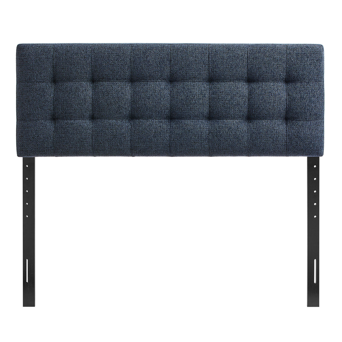 Lily Navy Chenille Upholstered King Size Headboard - Ornate Home