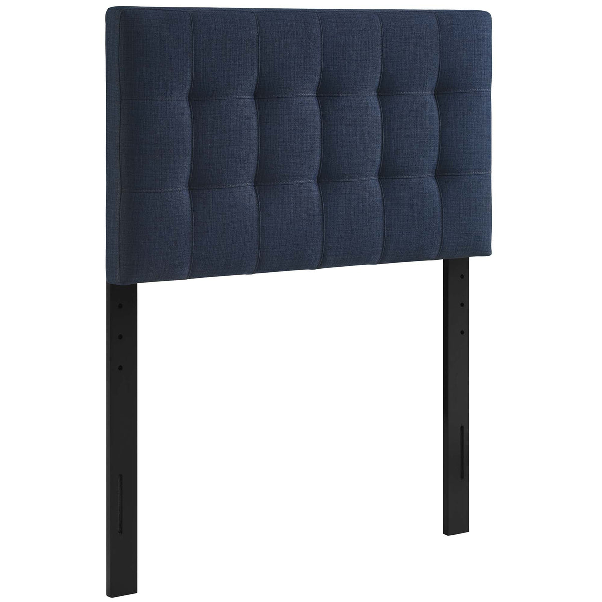 Lily Navy Upholstered Fabric Twin Headboard - Ornate Home