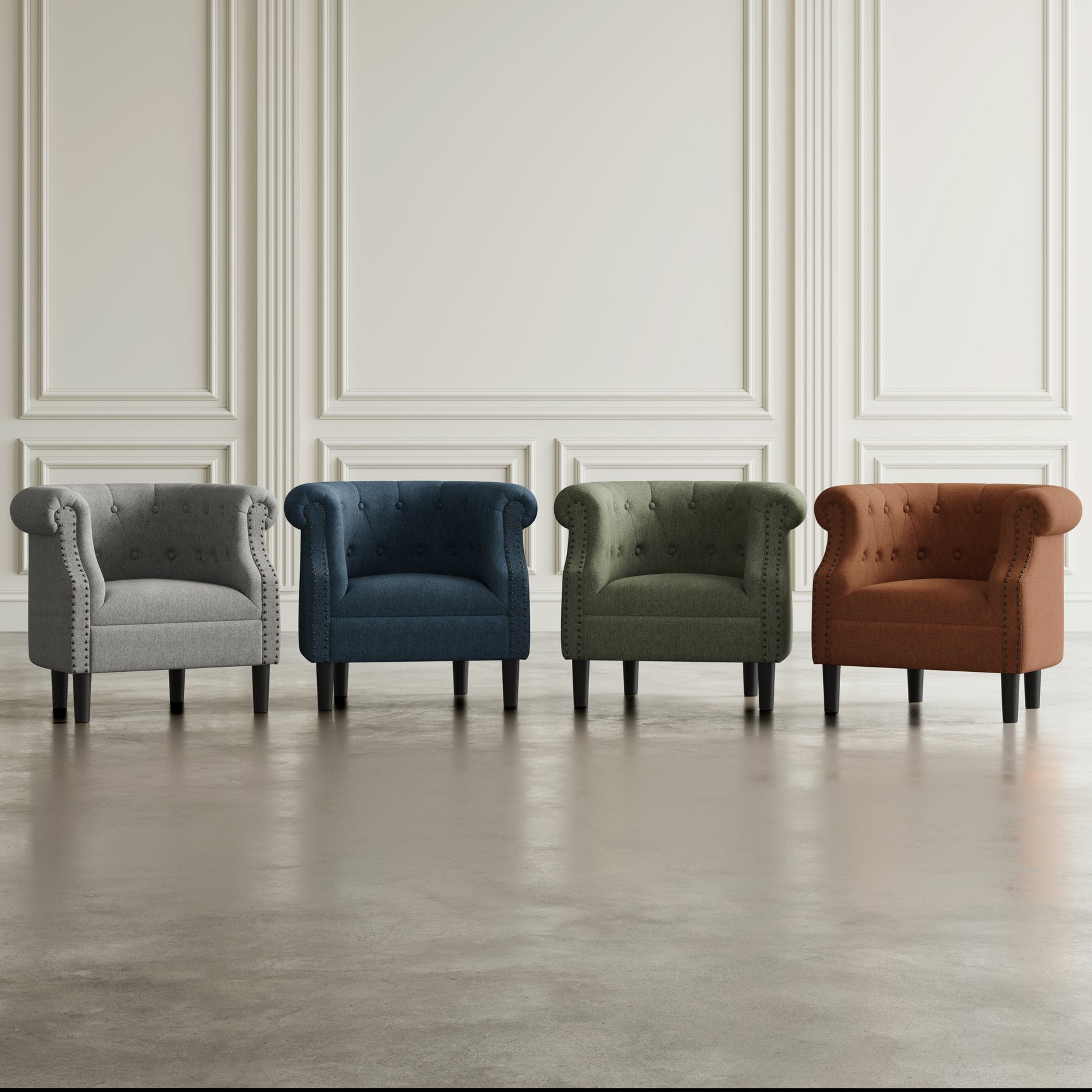 Lily Spice Accent Chair - Ornate Home