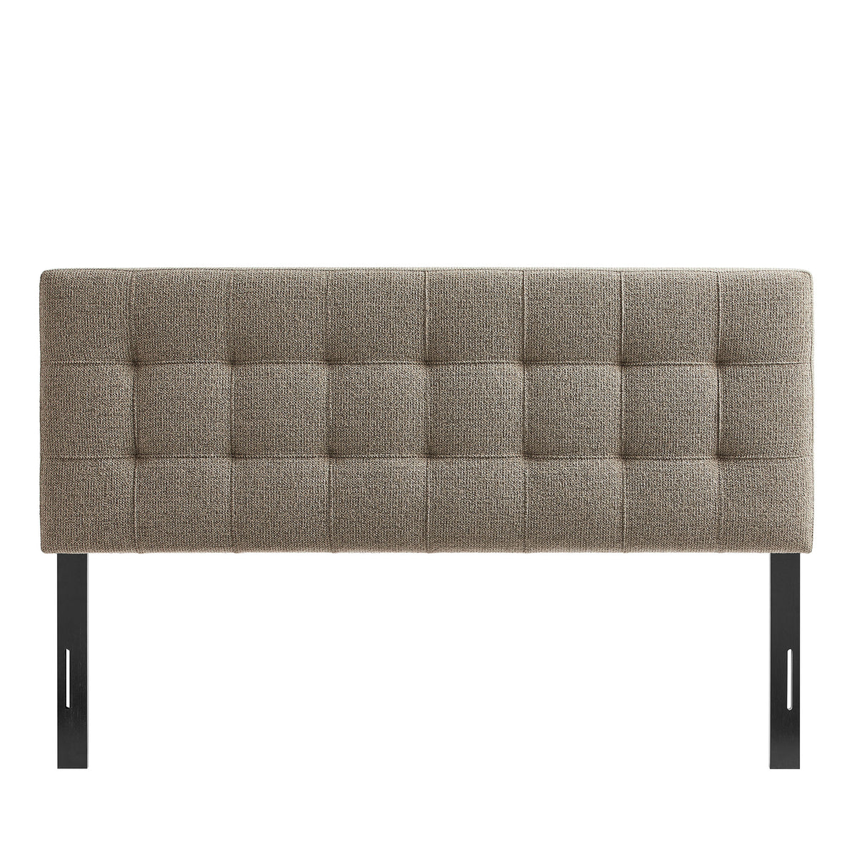 Lily Taupe Upholstered Queen Size Headboard - Ornate Home