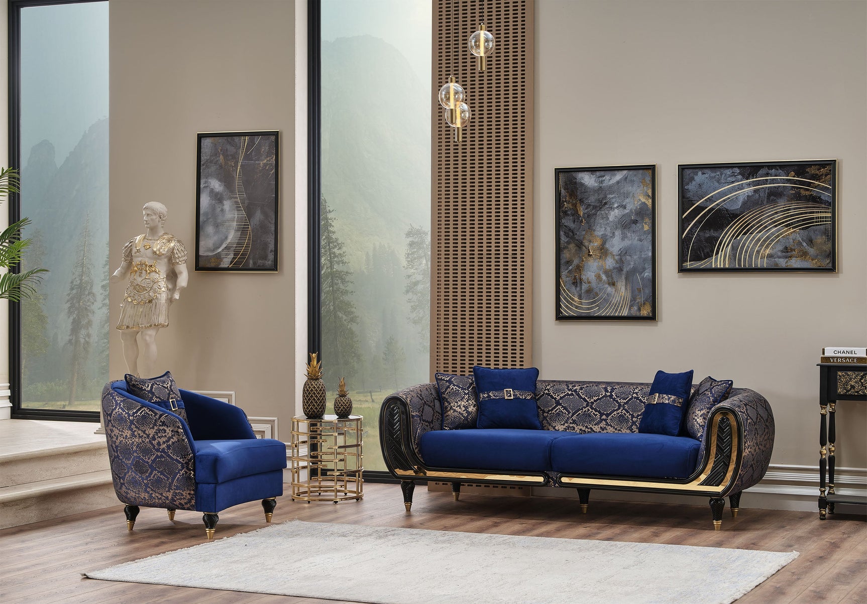 Lima Blue Chair