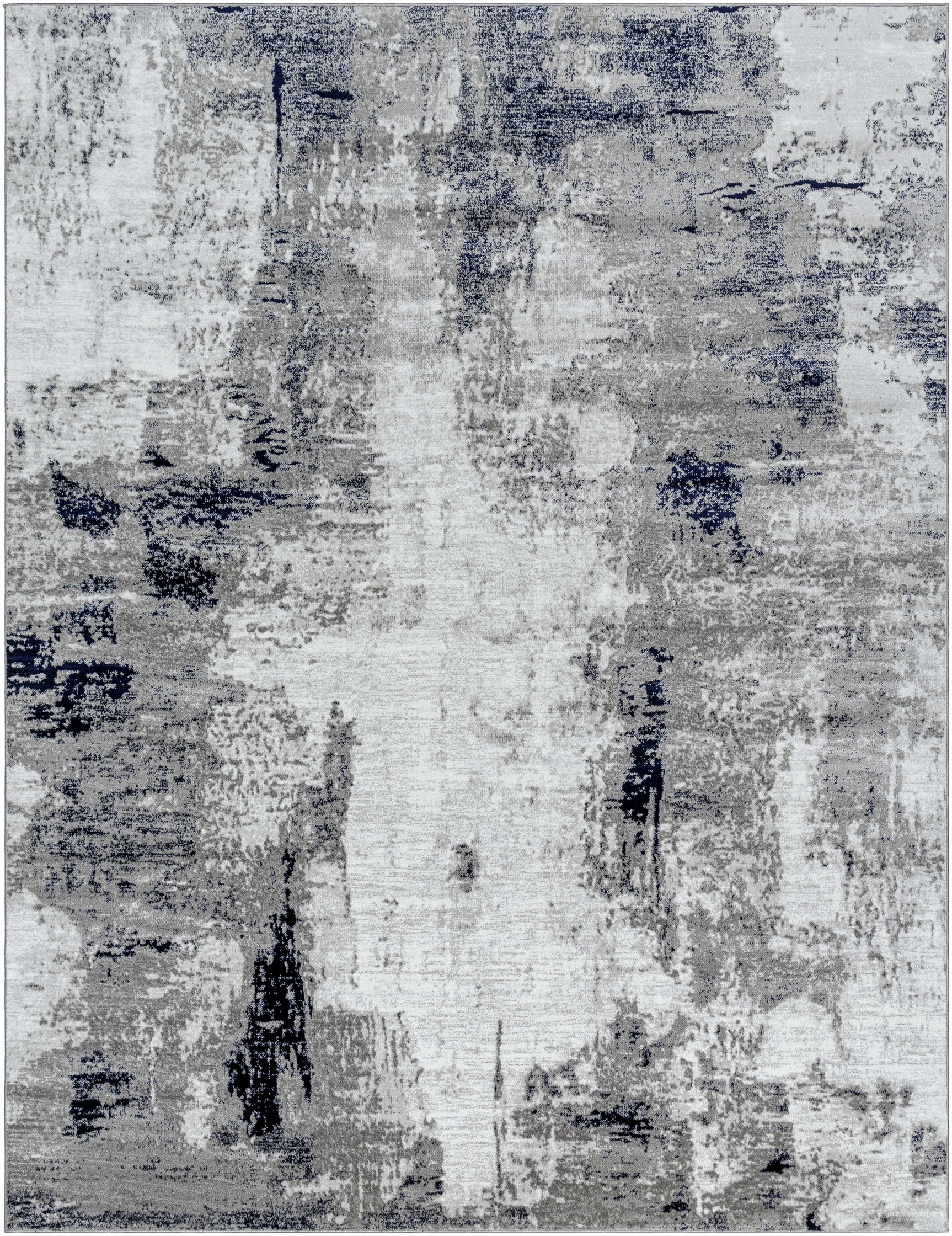 Limao Abstract Denim Area Rug - Clearance - Ornate Home