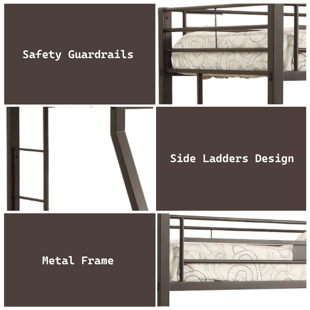 Limbra Brown Bunk Bed - Ornate Home