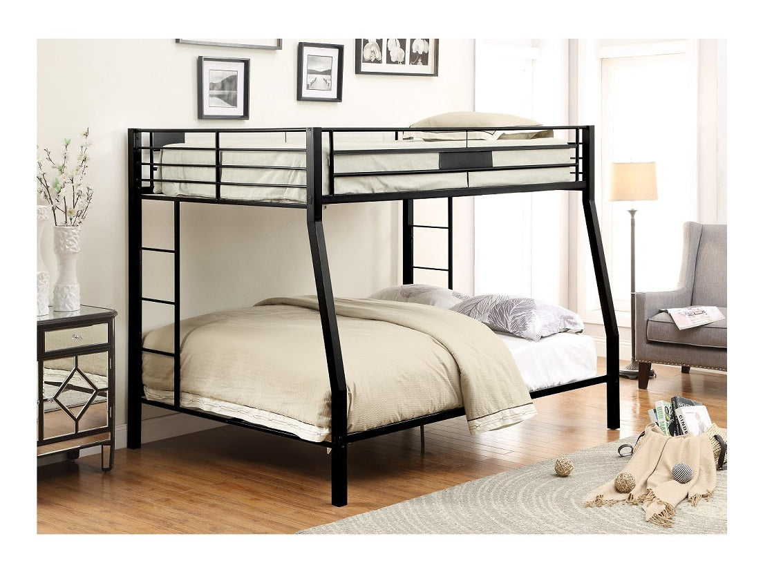 Limbra Sandy Black Full XL/Queen Bunk Bed - Ornate Home
