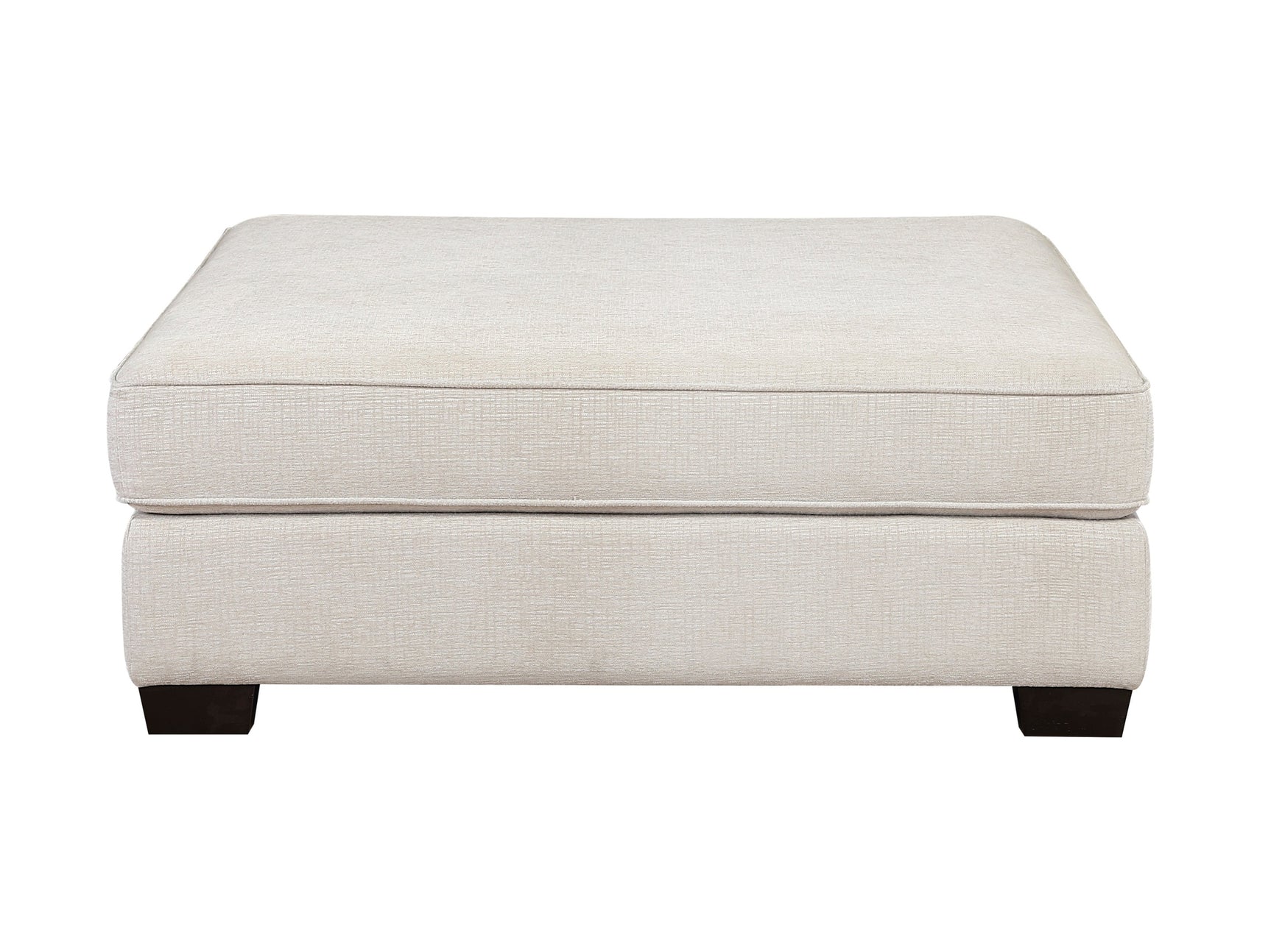 Lincoln Hall Beige Ottoman - Ornate Home