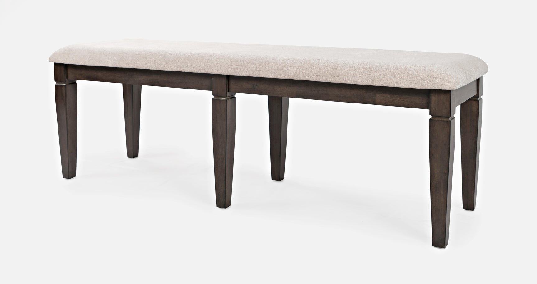 Lincoln Square Dark Espresso/Cream Dining Bench - Ornate Home