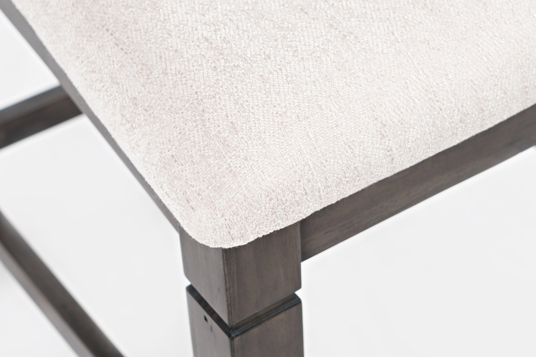 Lincoln Square Dark Espresso/Cream Ladderback Stool (Set of 2) - Ornate Home