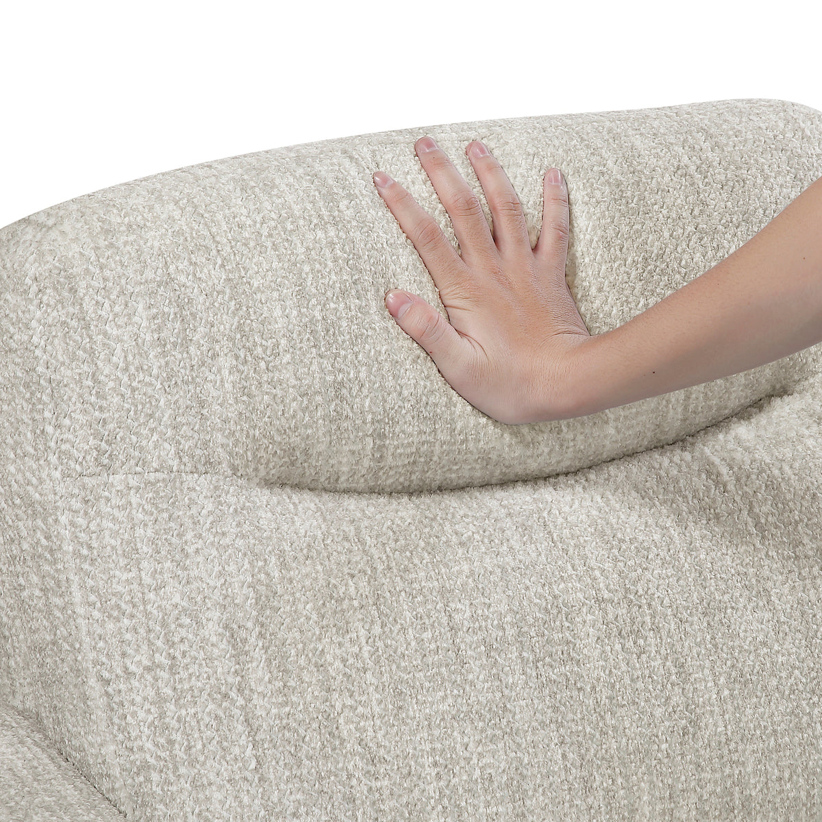 Linden Beige Loveseat - Ornate Home