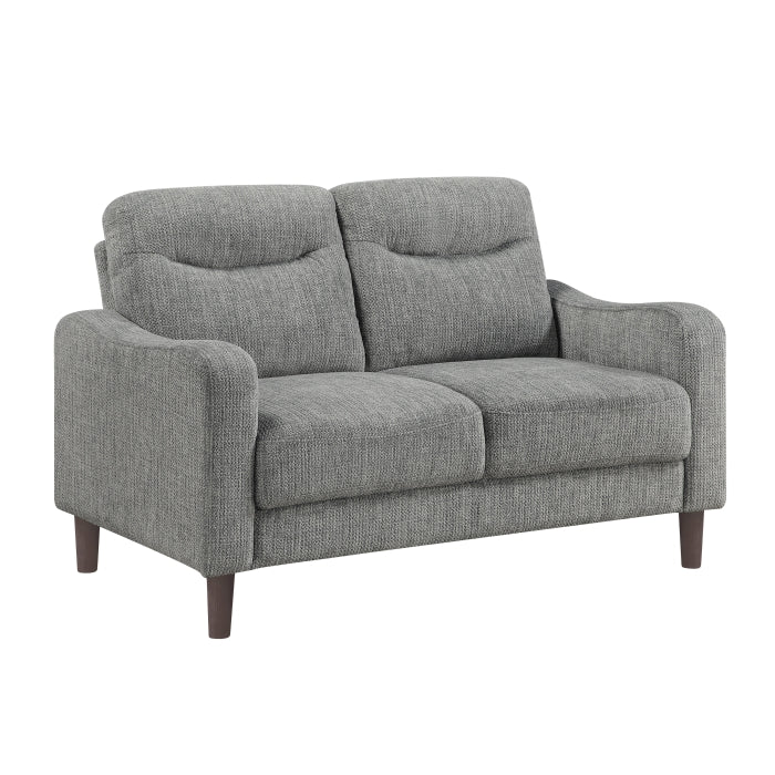 Linden Gray Loveseat - Ornate Home