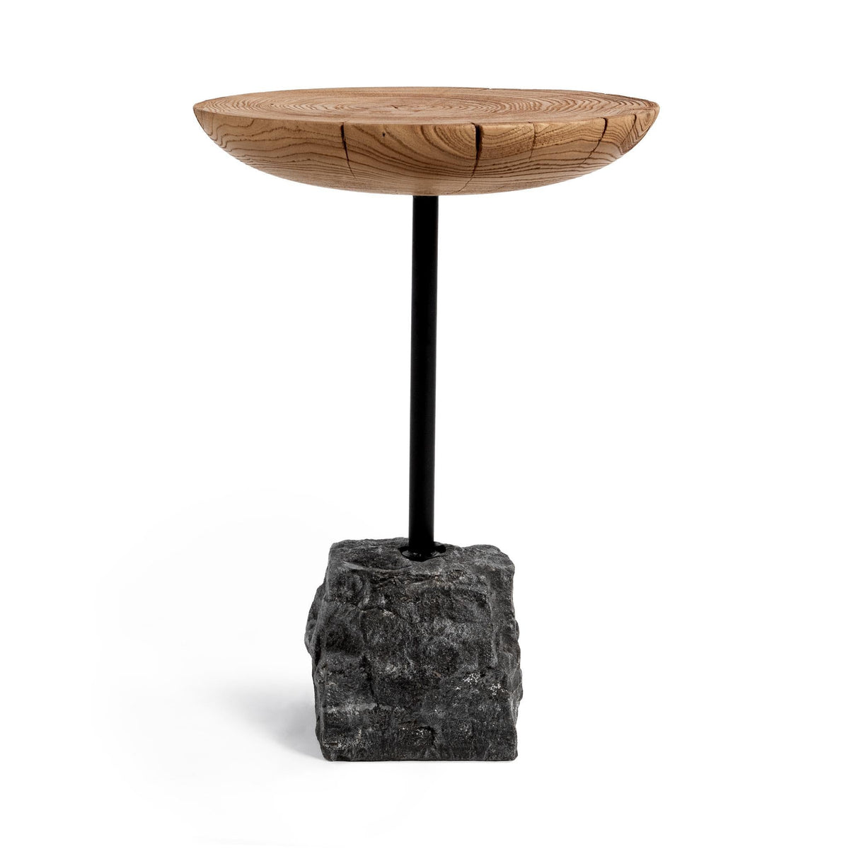 Linden Heartwood Natural 18" Round End Table