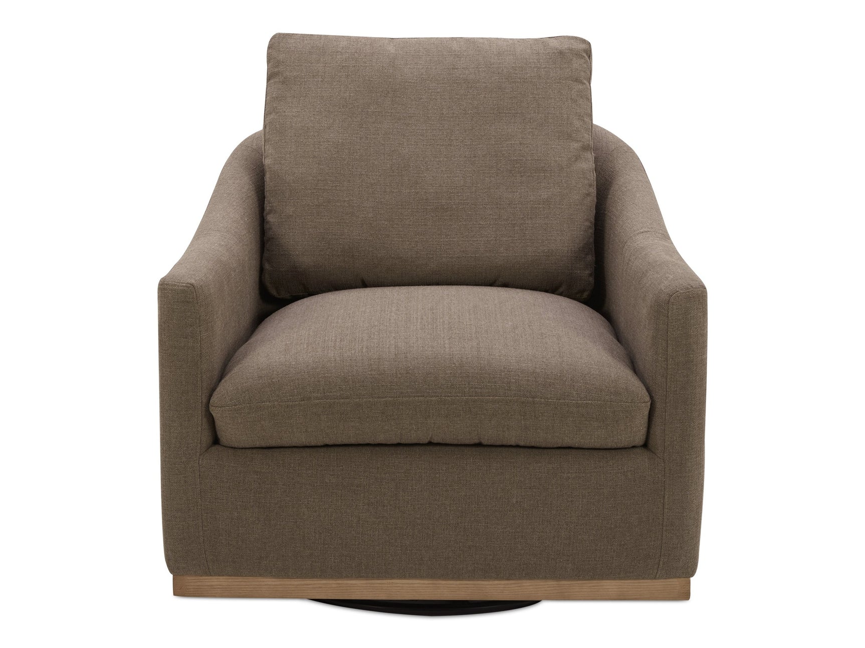 Linden Soft Taupe Swivel Chair - Ornate Home