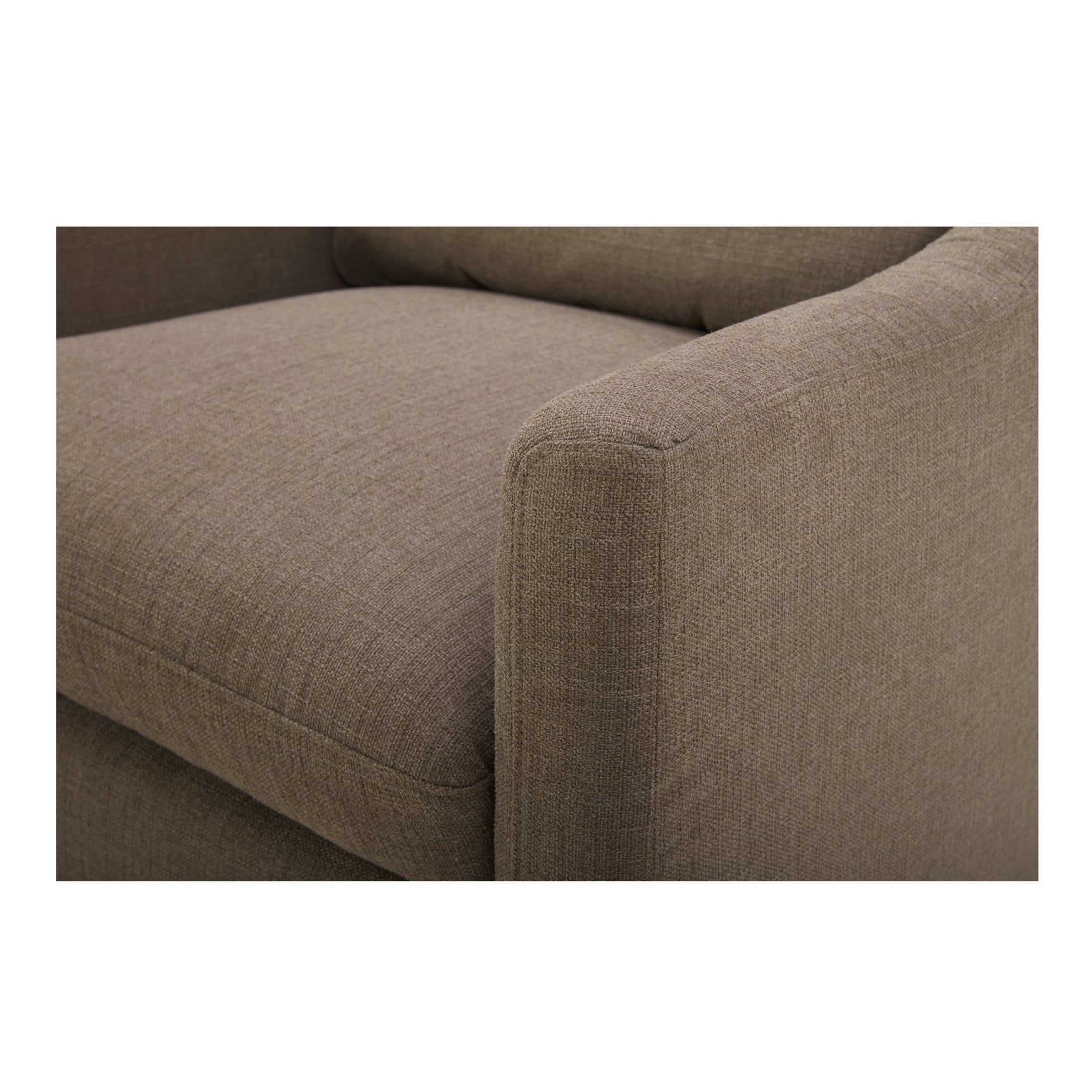 Linden Soft Taupe Swivel Chair - Ornate Home