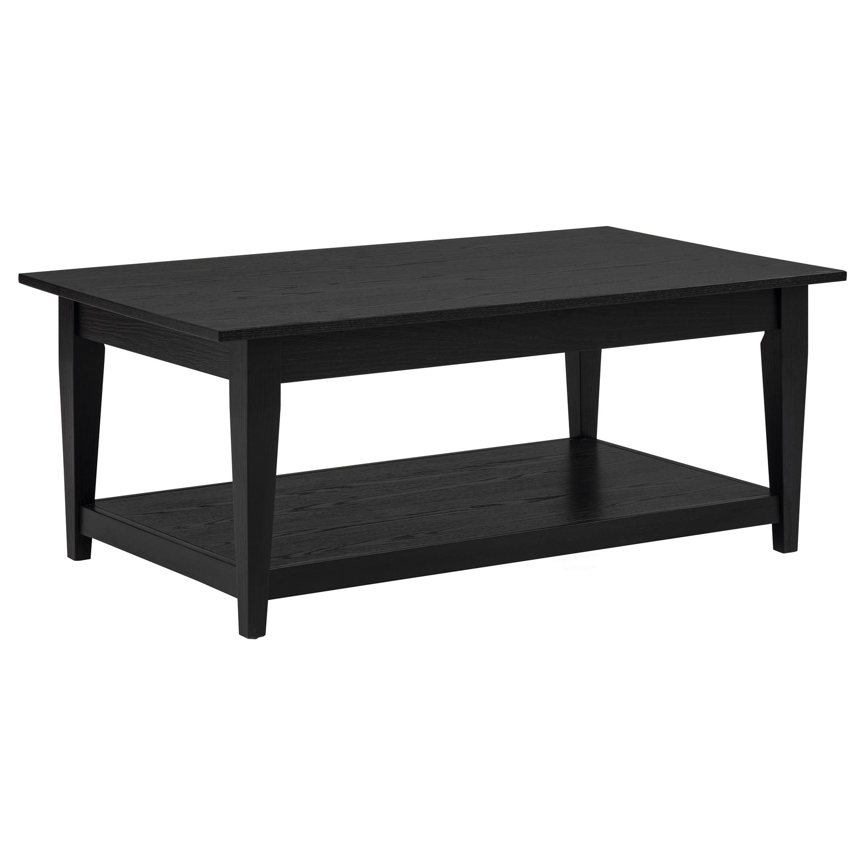 Lindenton Black Lift-Top Occasional Cocktail Coffee Table - Ornate Home