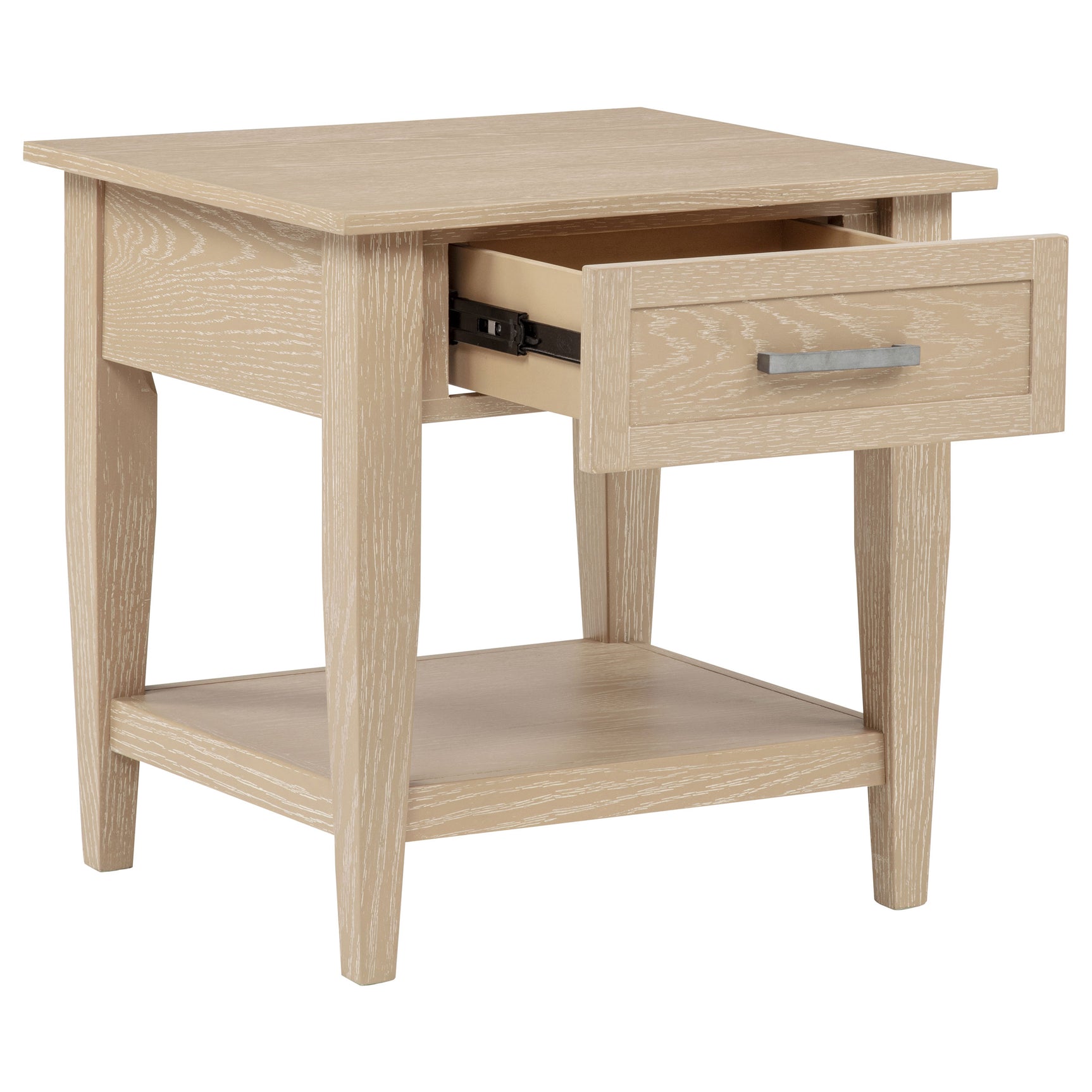 Lindenton Blonde 1-drawer Wood Occasional Side End Table - Ornate Home