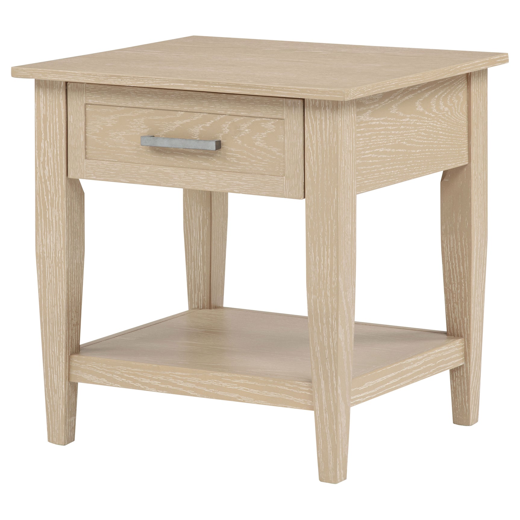 Lindenton Blonde 1-drawer Wood Occasional Side End Table - Ornate Home