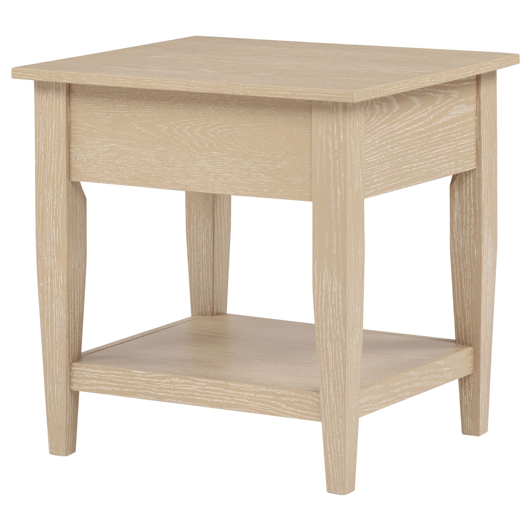 Lindenton Blonde 1-drawer Wood Occasional Side End Table - Ornate Home