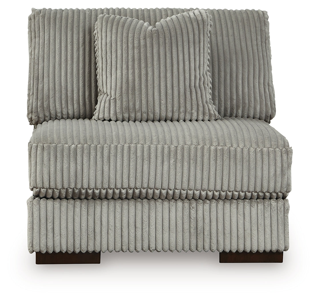 Lindyn Fog 3-Piece Sectional with Ottoman (Online Special Price) - Ornate Home