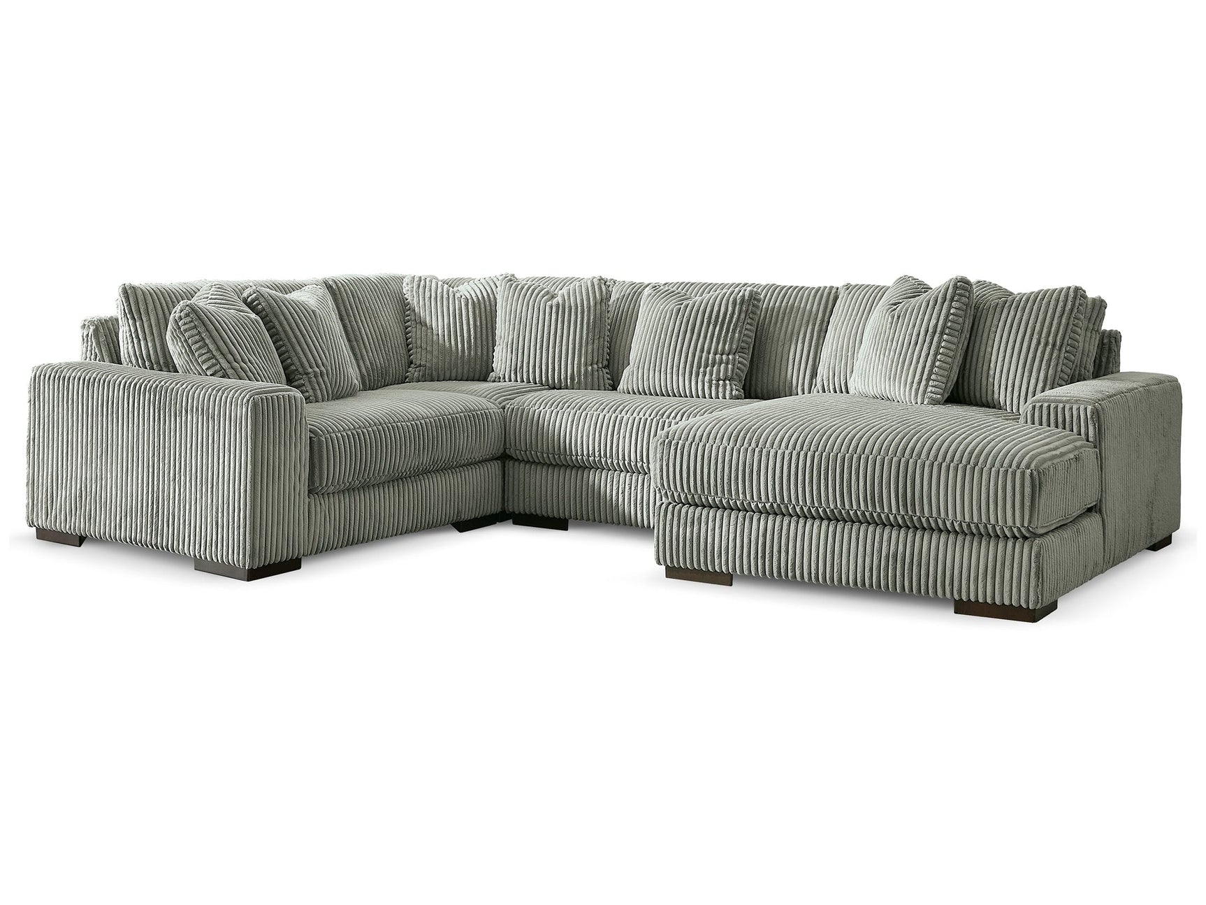 Lindyn Fog 4-Piece Sectional with Chaise (Online Special Price) - Ornate Home