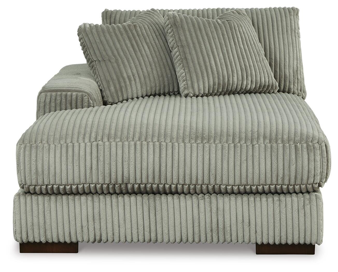 Lindyn Fog 4-Piece Sectional with Double Chaise - Ornate Home