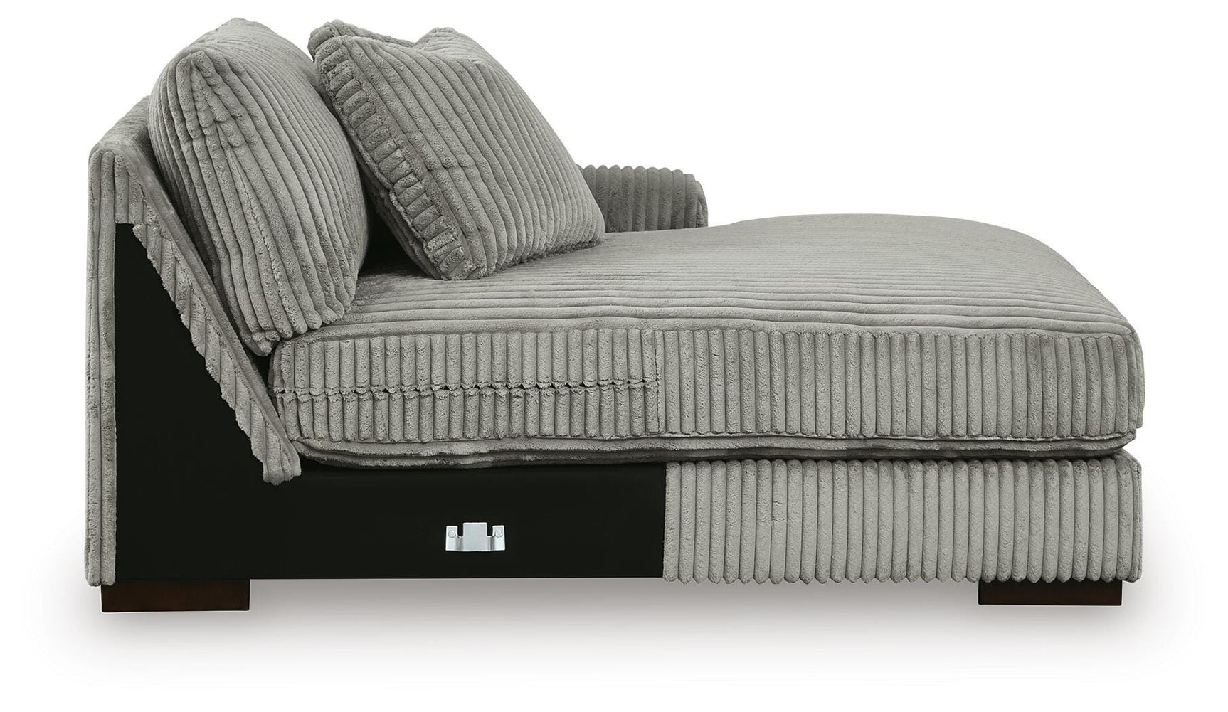 Lindyn Fog 4-Piece Sectional with Double Chaise - Ornate Home