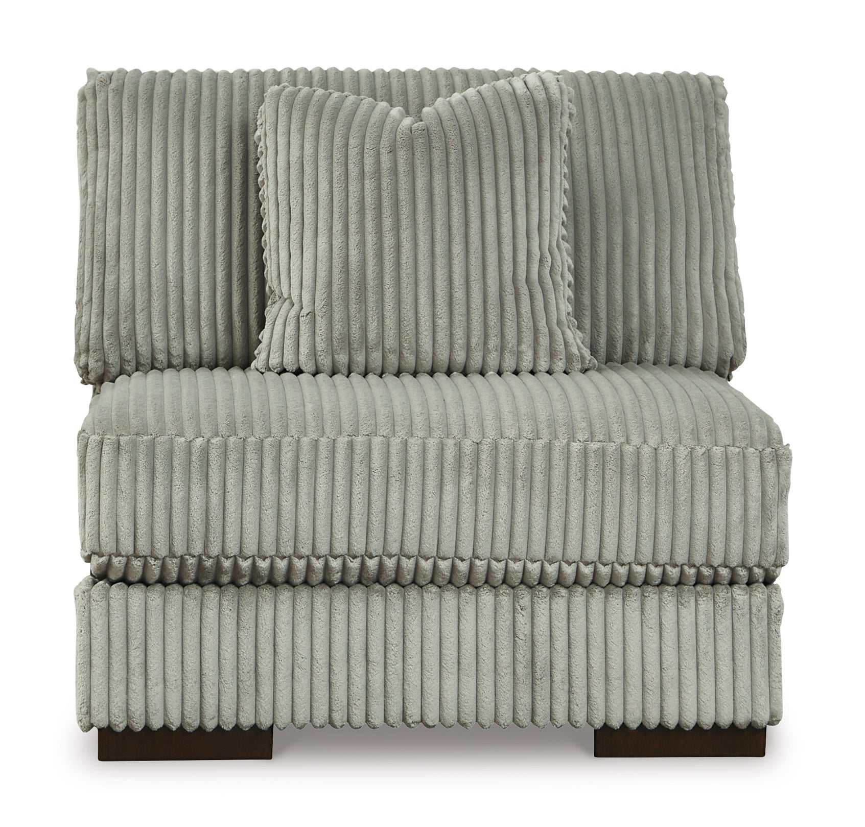 Lindyn Fog 5pc RAF Sectional + Oversized Ottoman (Online Special Price) - Ornate Home