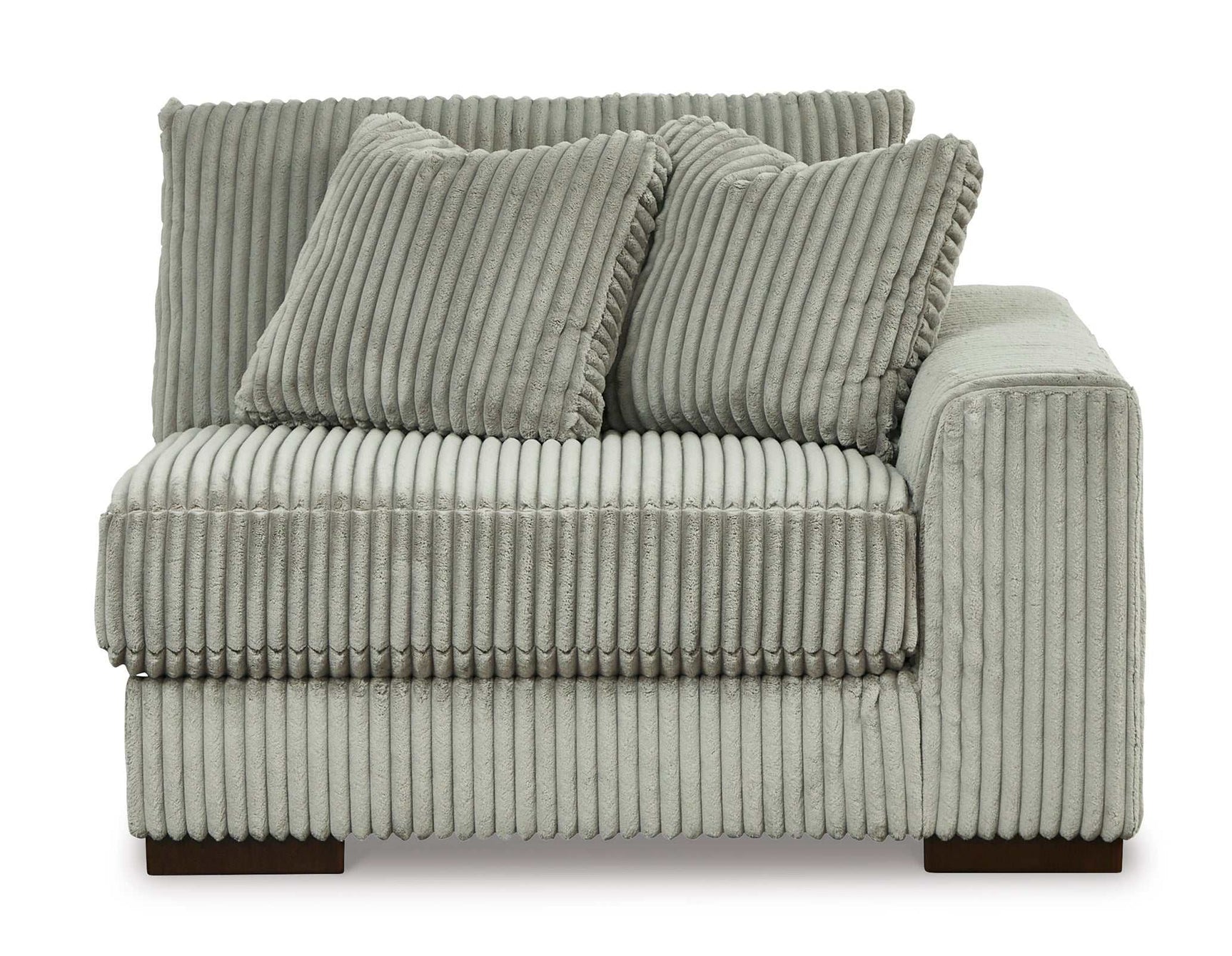 Lindyn Fog 5pc RAF Sectional + Oversized Ottoman (Online Special Price) - Ornate Home