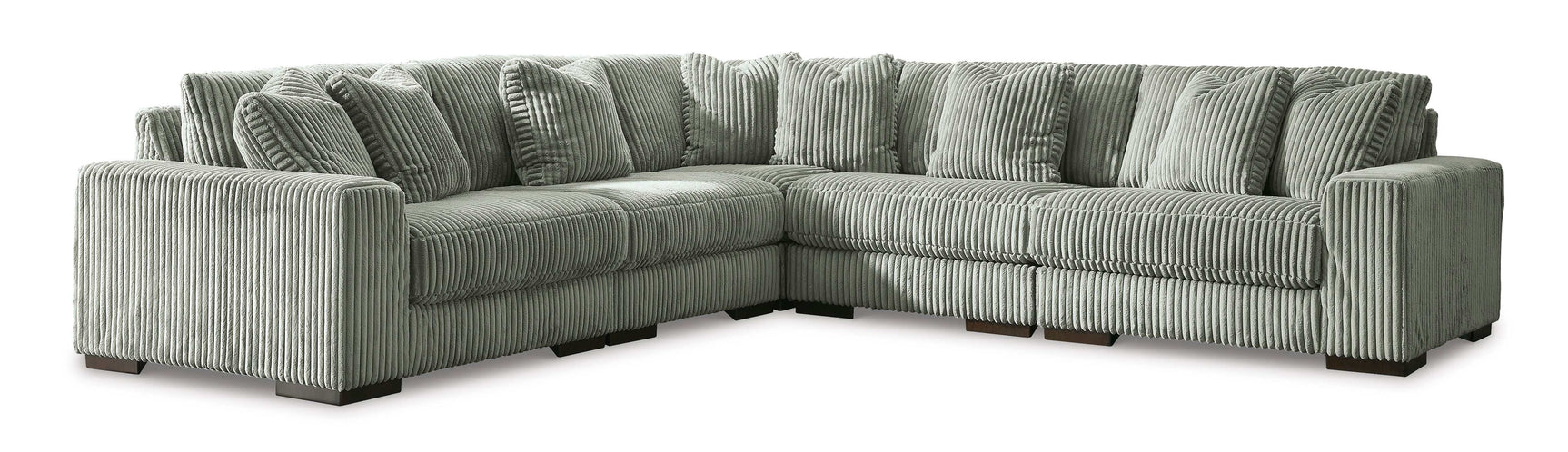 Lindyn Fog 5pc Symmetrical Sectional (Online Special Price) - Ornate Home
