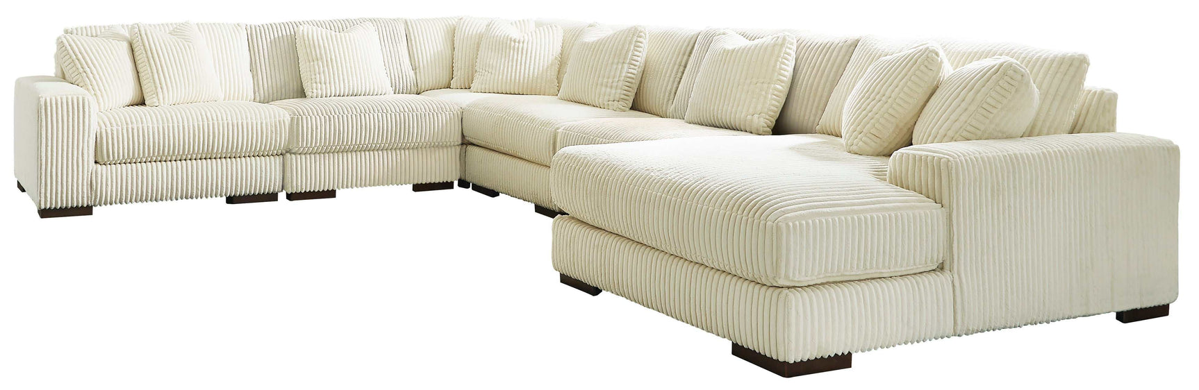 Lindyn Fog 6pc LAF Chaise Sectional (Online Special Price) - Ornate Home