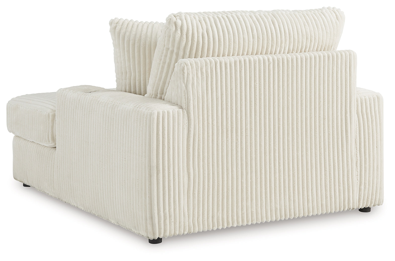 Lindyn Ivory 2-Piece Sectional, Chaise and Oversized Ottoman (Online Special Price) - Ornate Home