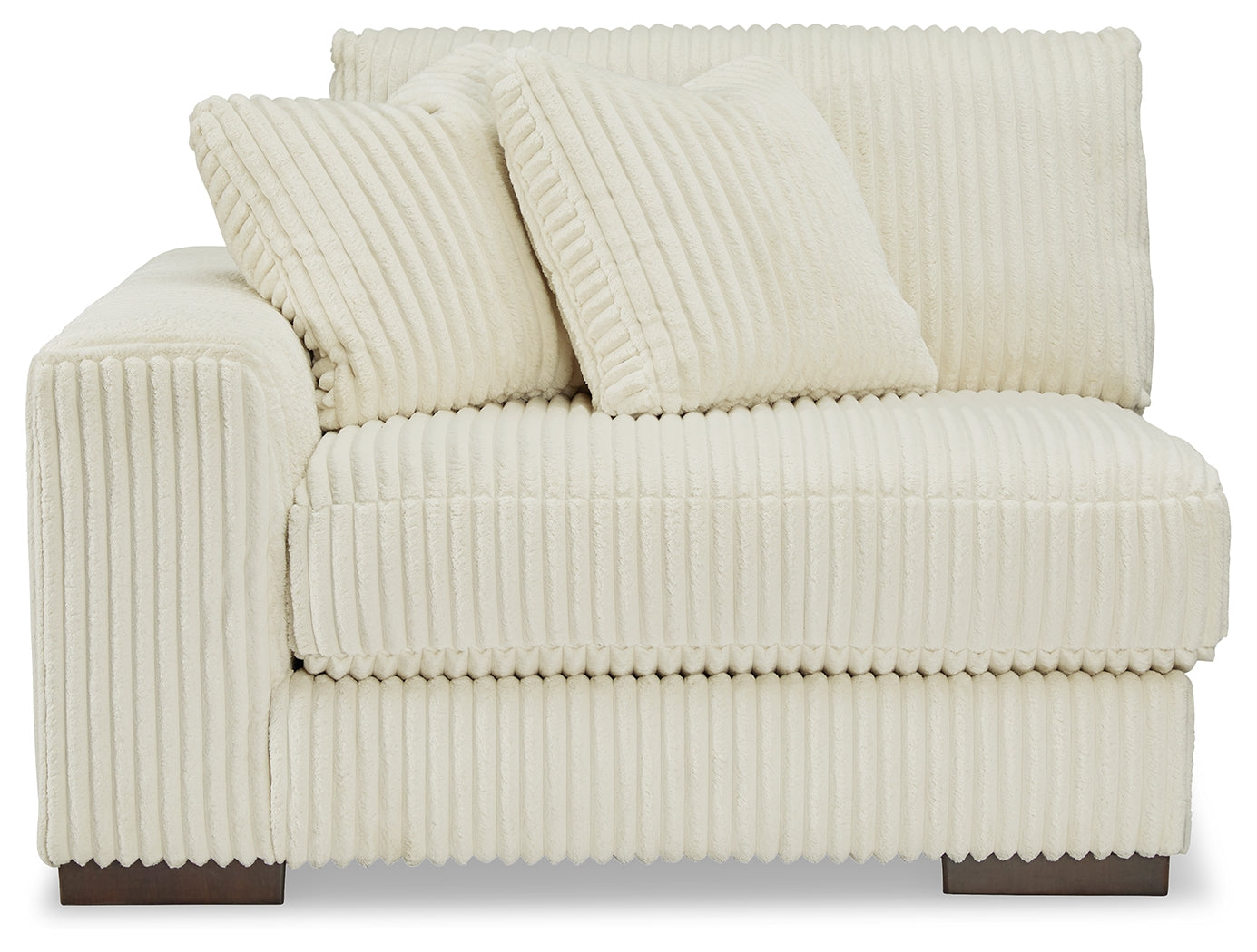 Lindyn Ivory 2-Piece Sectional, Chaise and Oversized Ottoman (Online Special Price) - Ornate Home