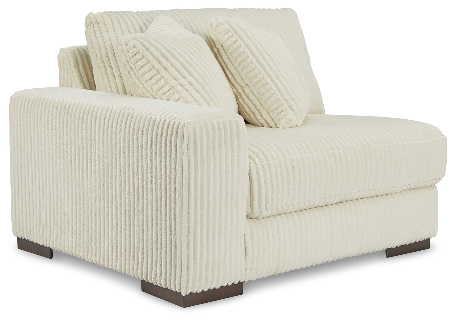 Lindyn Ivory 2-Piece Sectional, Chaise and Oversized Ottoman (Online Special Price) - Ornate Home