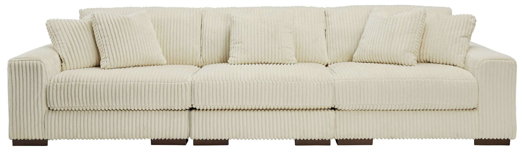 Lindyn Ivory 3pc Sectional Sofa (Online Special Price) - Ornate Home