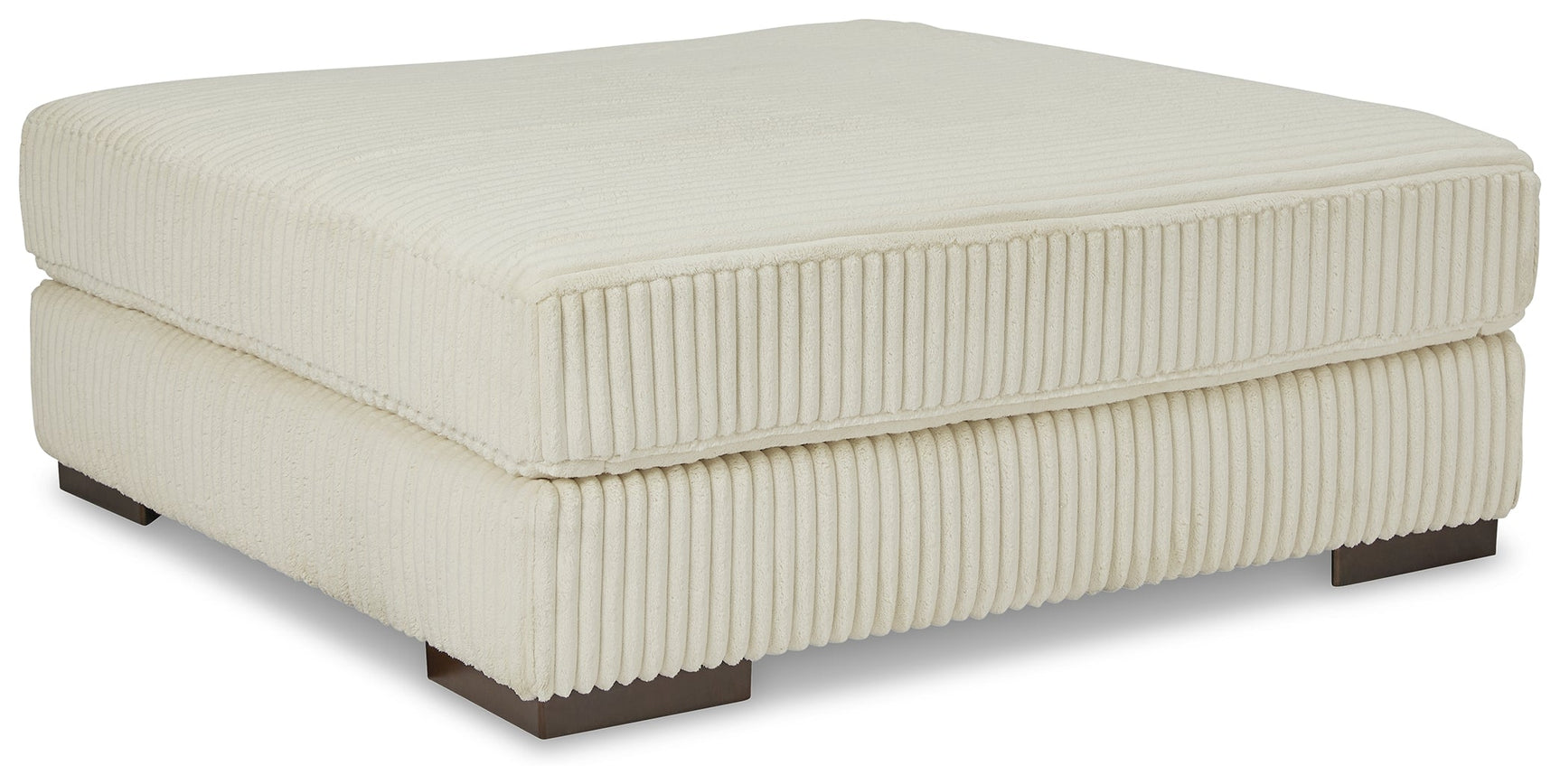 Lindyn Ivory Oversized Accent Ottoman - Ornate Home
