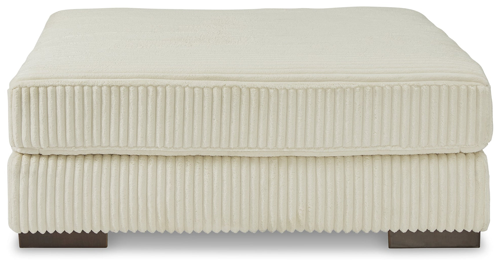 Lindyn Ivory Oversized Accent Ottoman - Ornate Home