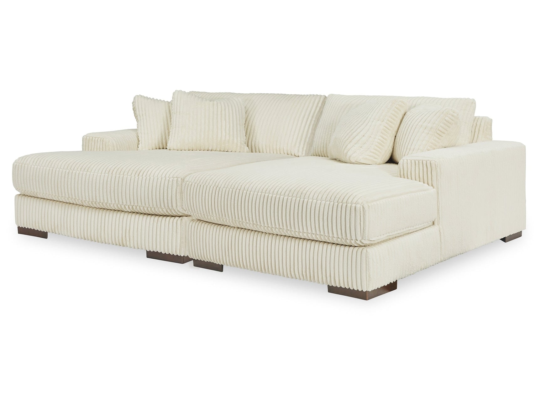 Lindyn Ivory Super Double Chaise - Ornate Home