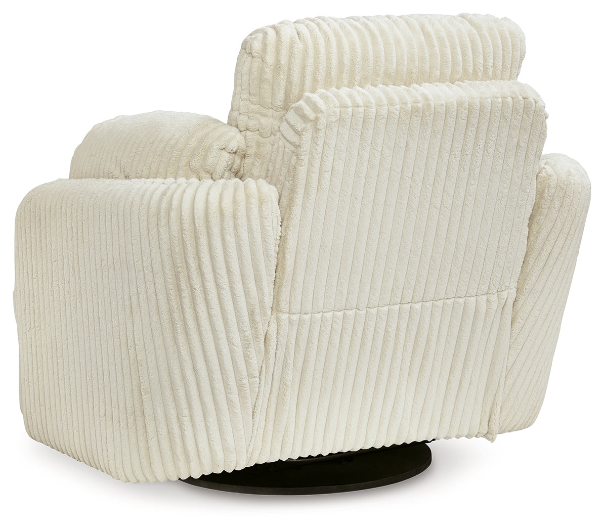 Tie-Breaker Ivory Swivel Glider Recliner - Ornate Home