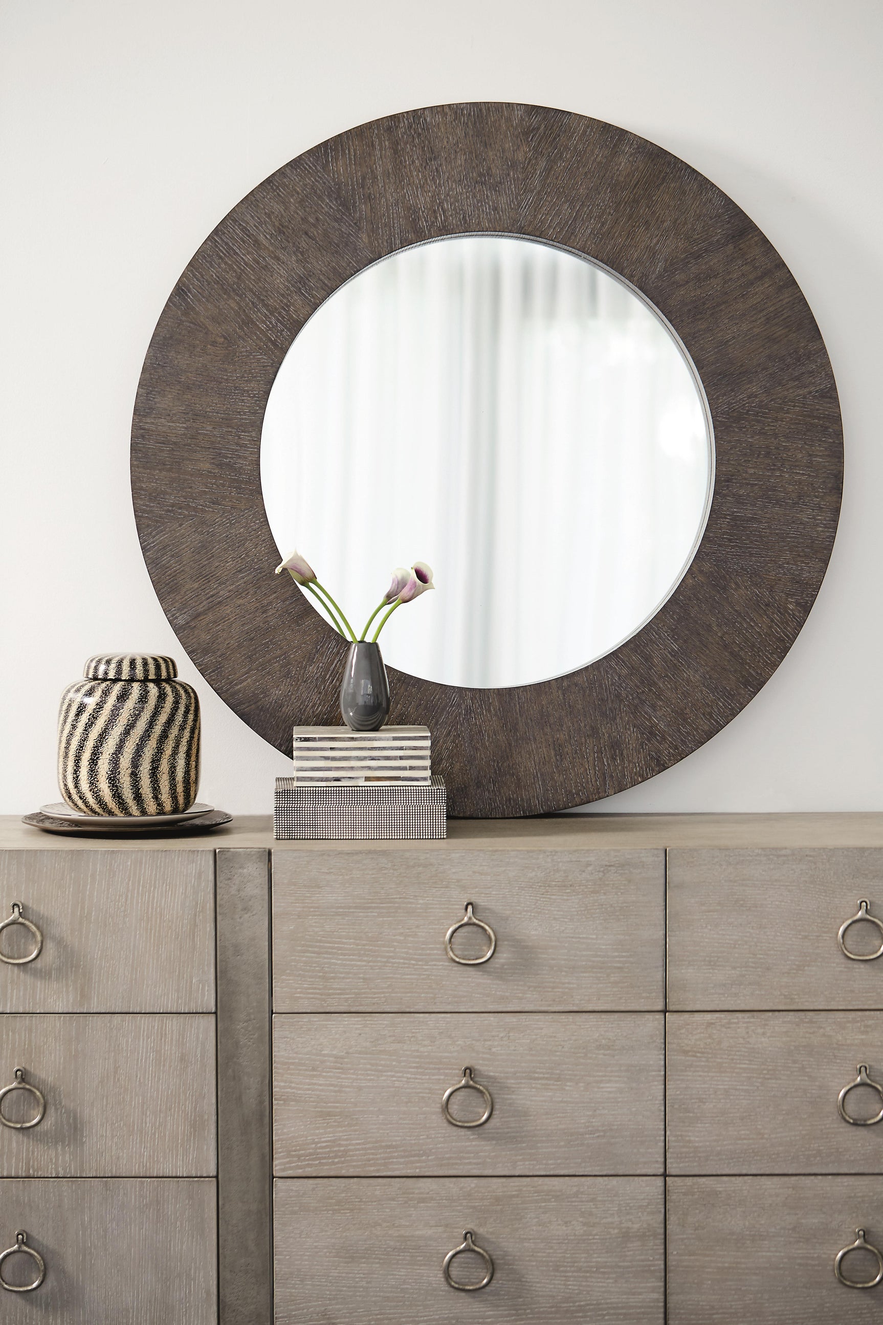 Linea Charcoal Mirror - Ornate Home