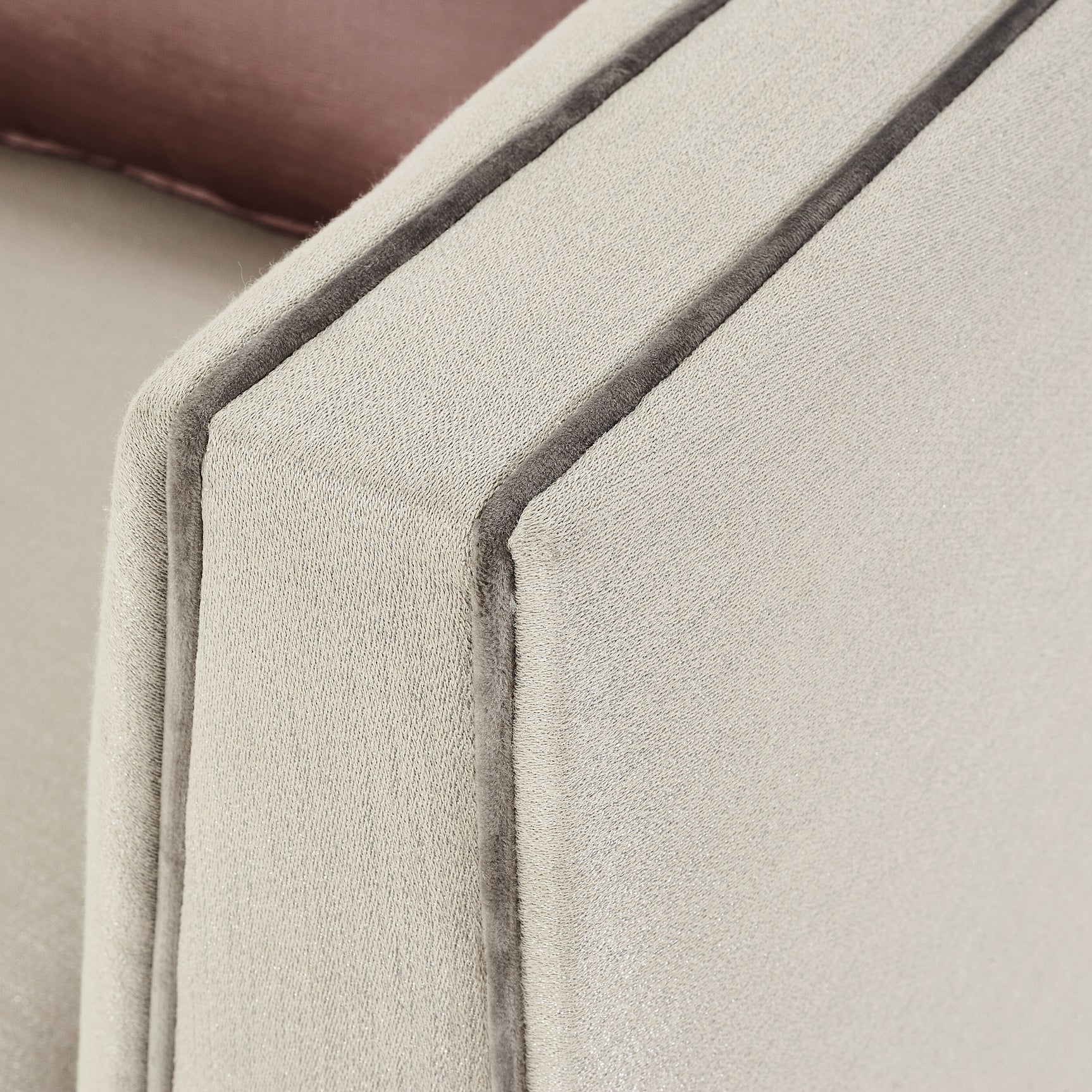 Linea Silver Mist/Metallic Matching Chair - Ornate Home