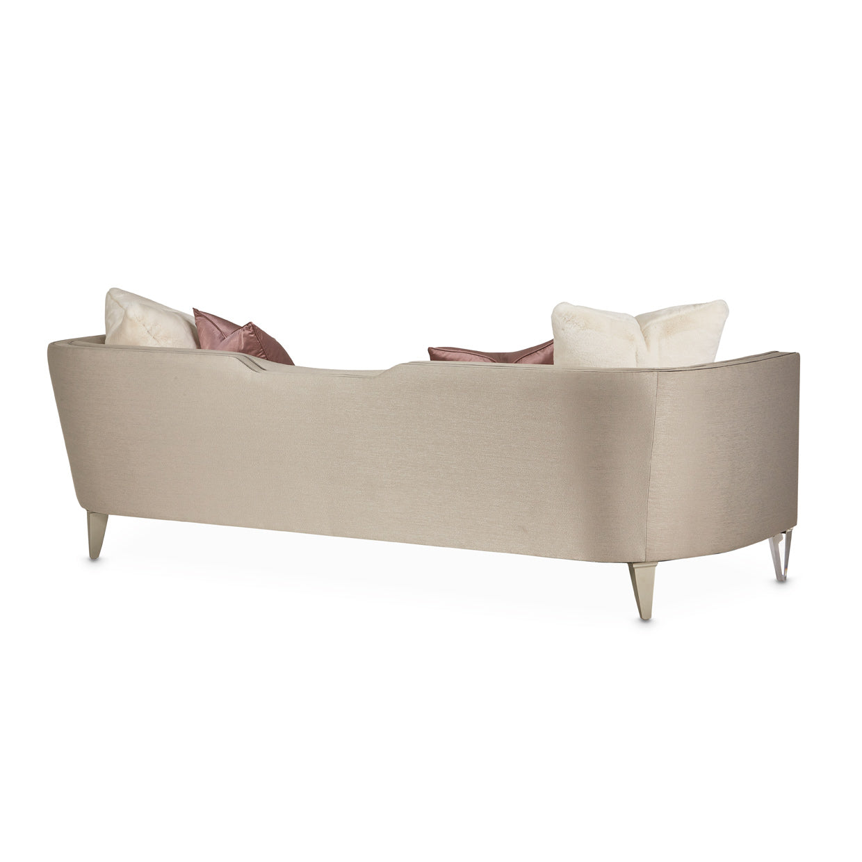 Linea Silver Mist/Metallic Sofa - Ornate Home