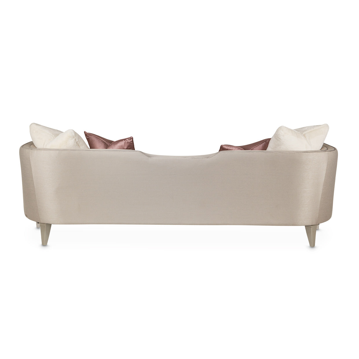 Linea Silver Mist/Metallic Sofa - Ornate Home