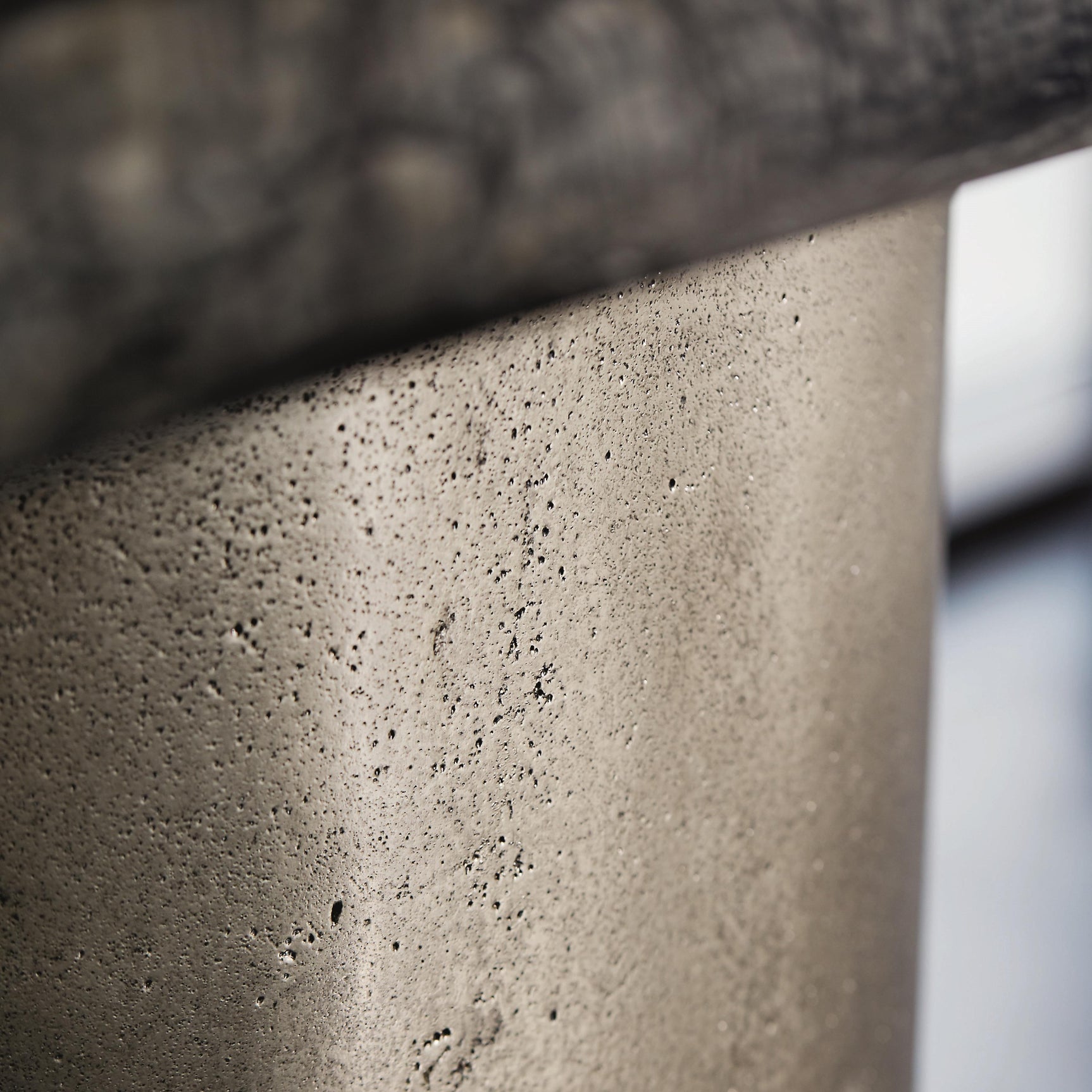 Linea Textured Graphite/Black Forest Desk - Ornate Home