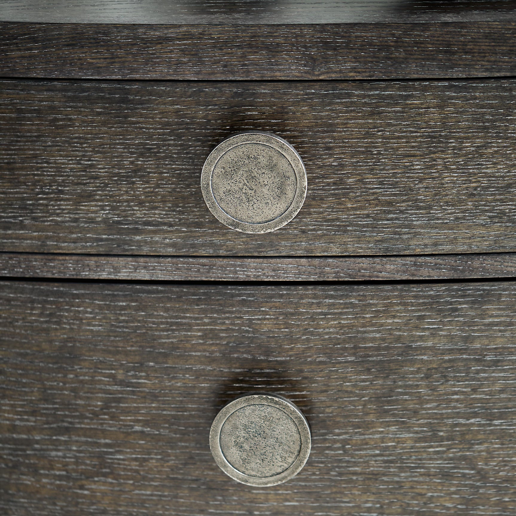 Linea Textured Graphite/Cerused Charcoal Nightstand - Ornate Home