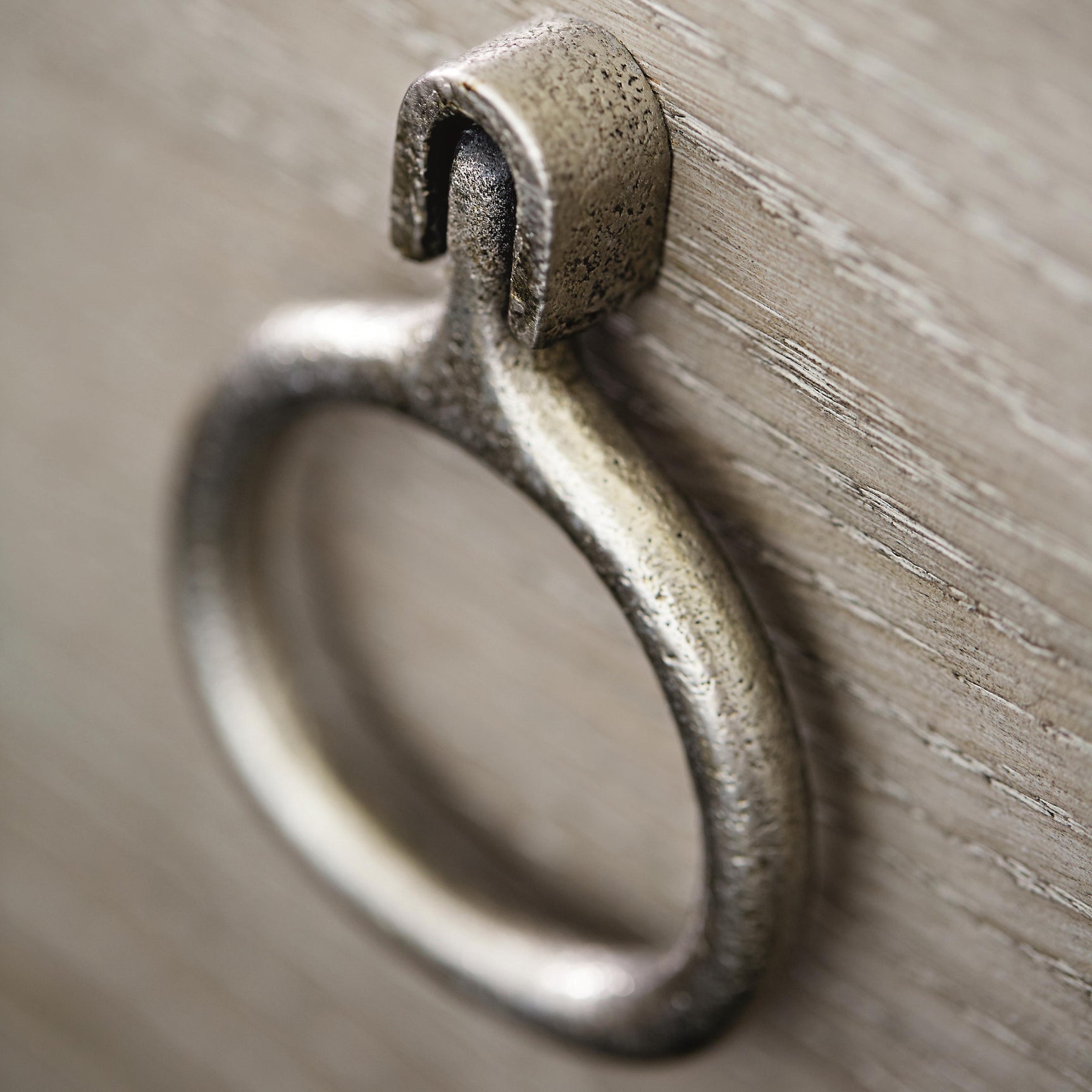 Linea Textured Graphite/Cerused Greige Nightstand - Ornate Home