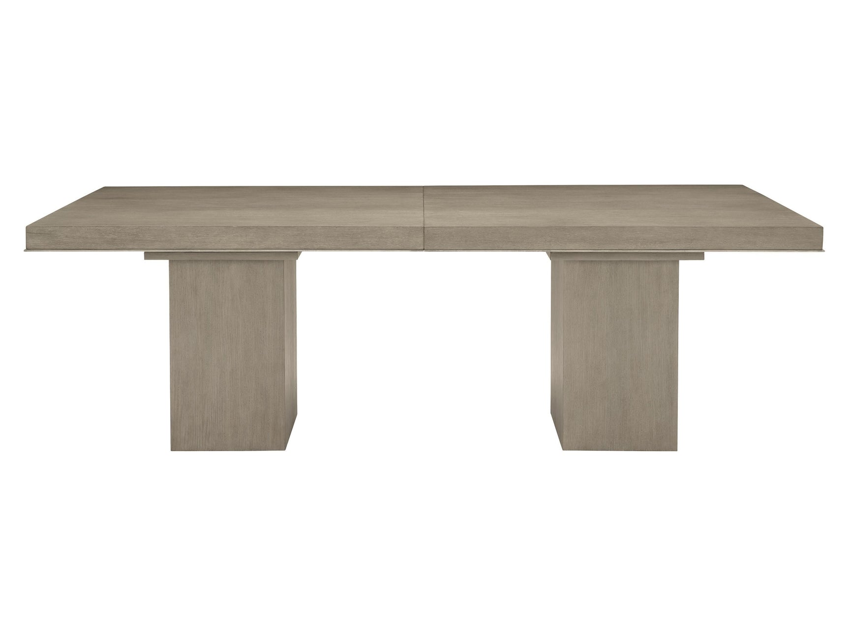Linea Textured Graphite/Cerused Greige Rectangular Dining Table - Ornate Home