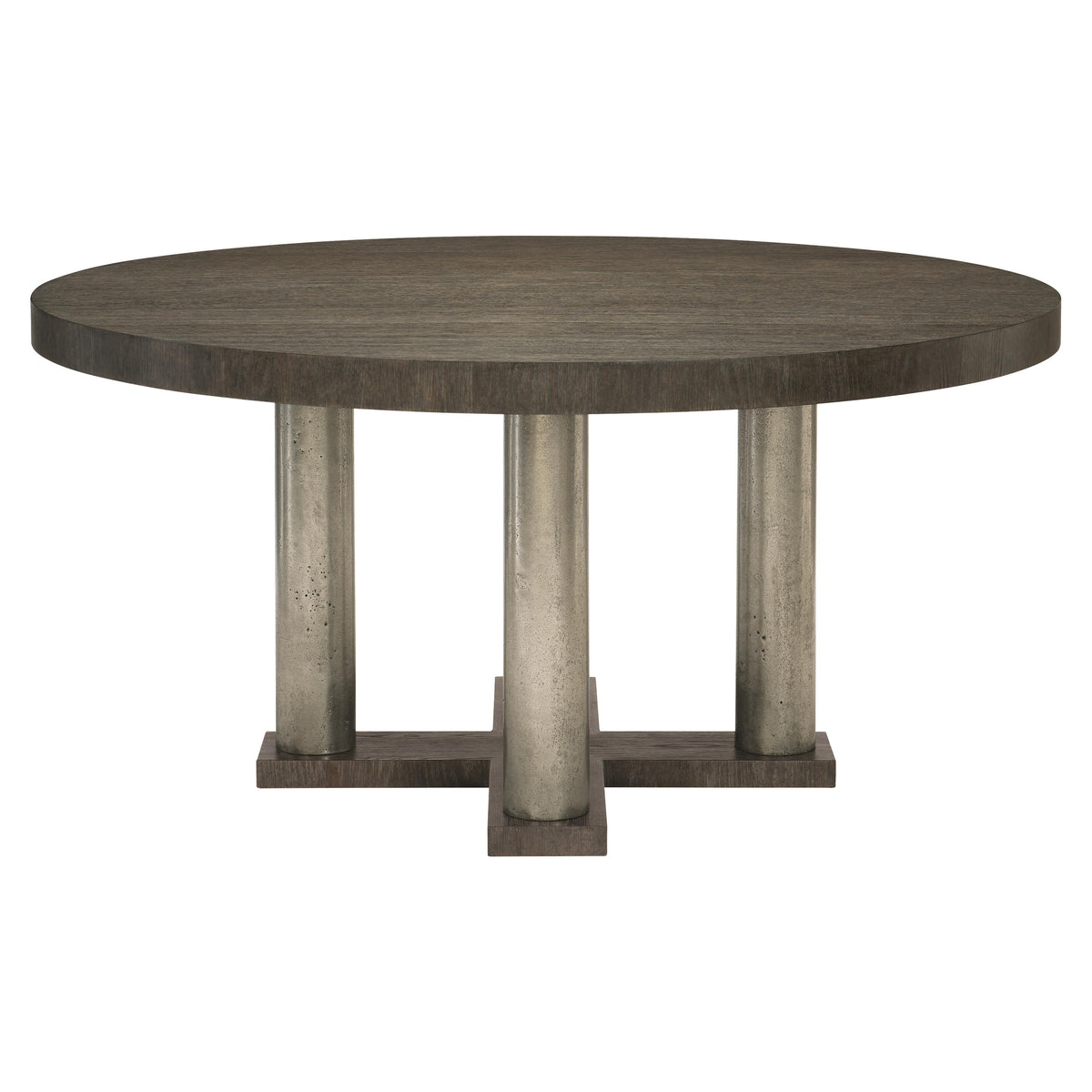 Linea Textured Graphite Dining Table - Ornate Home