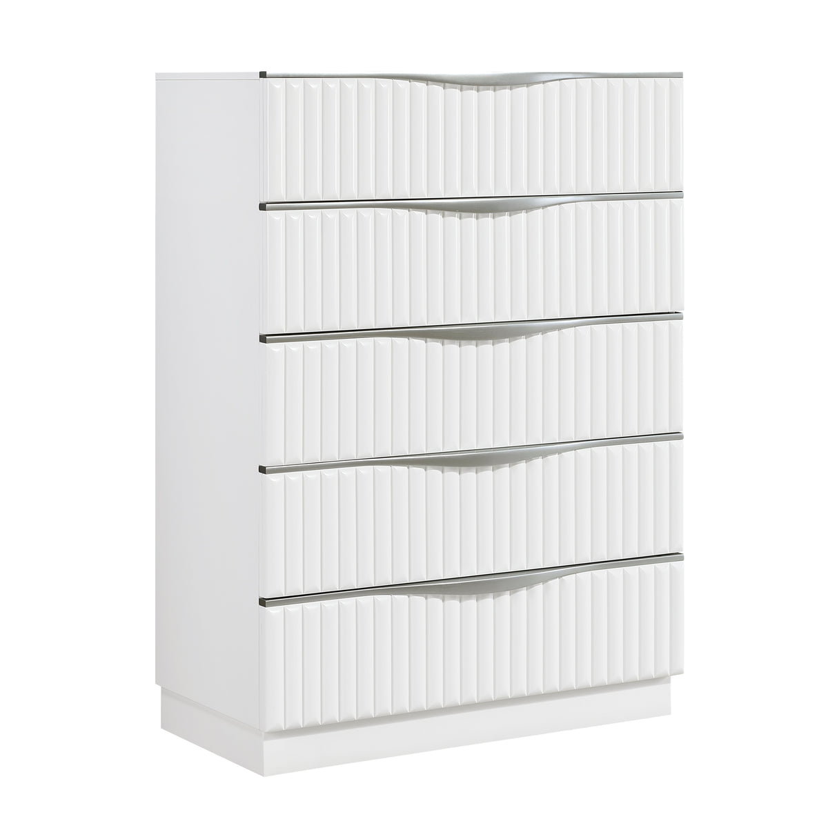Linea White Chest - Ornate Home