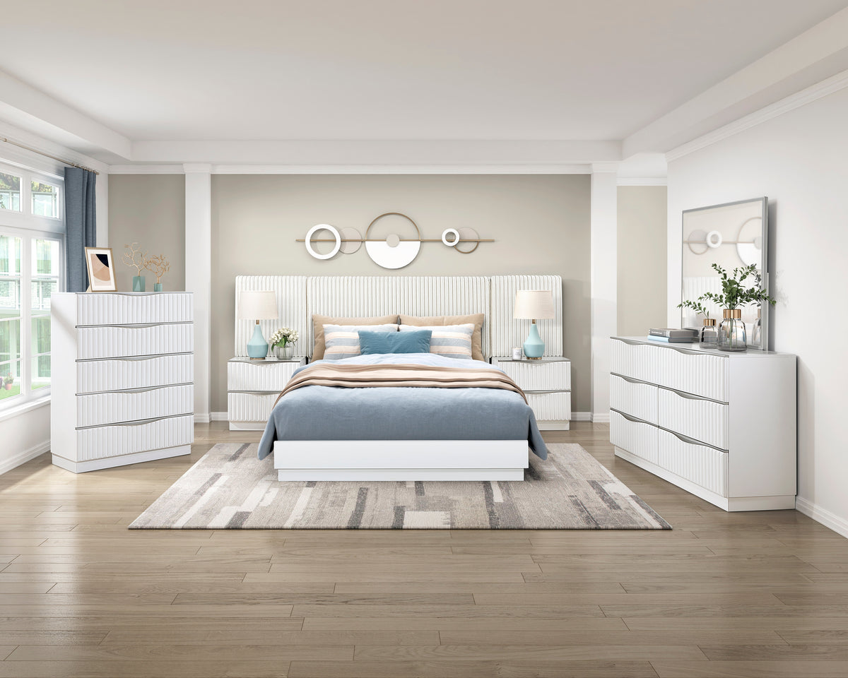 Linea White Mirror - Ornate Home