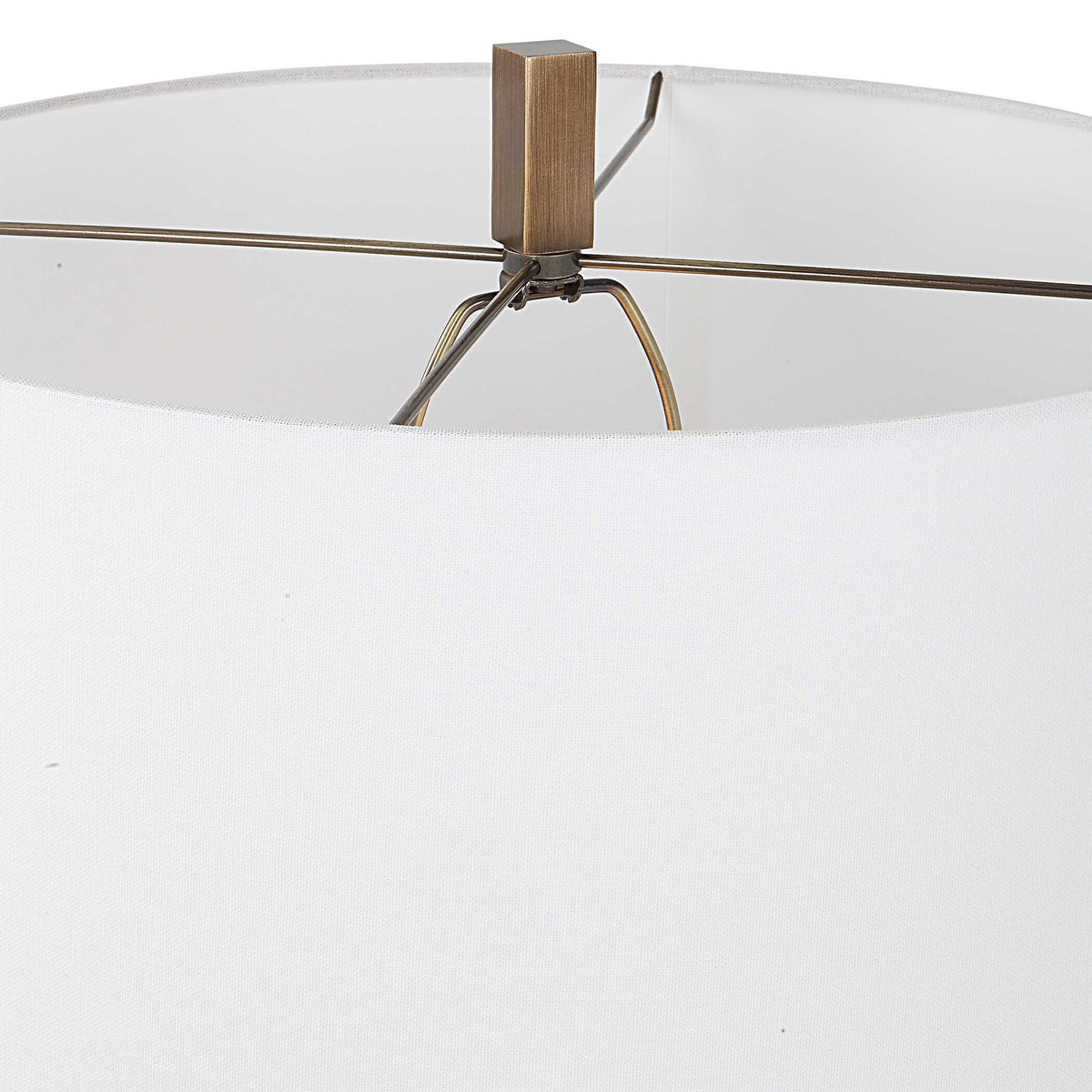Link Brushed Gold Floor Lamp - Ornate Home