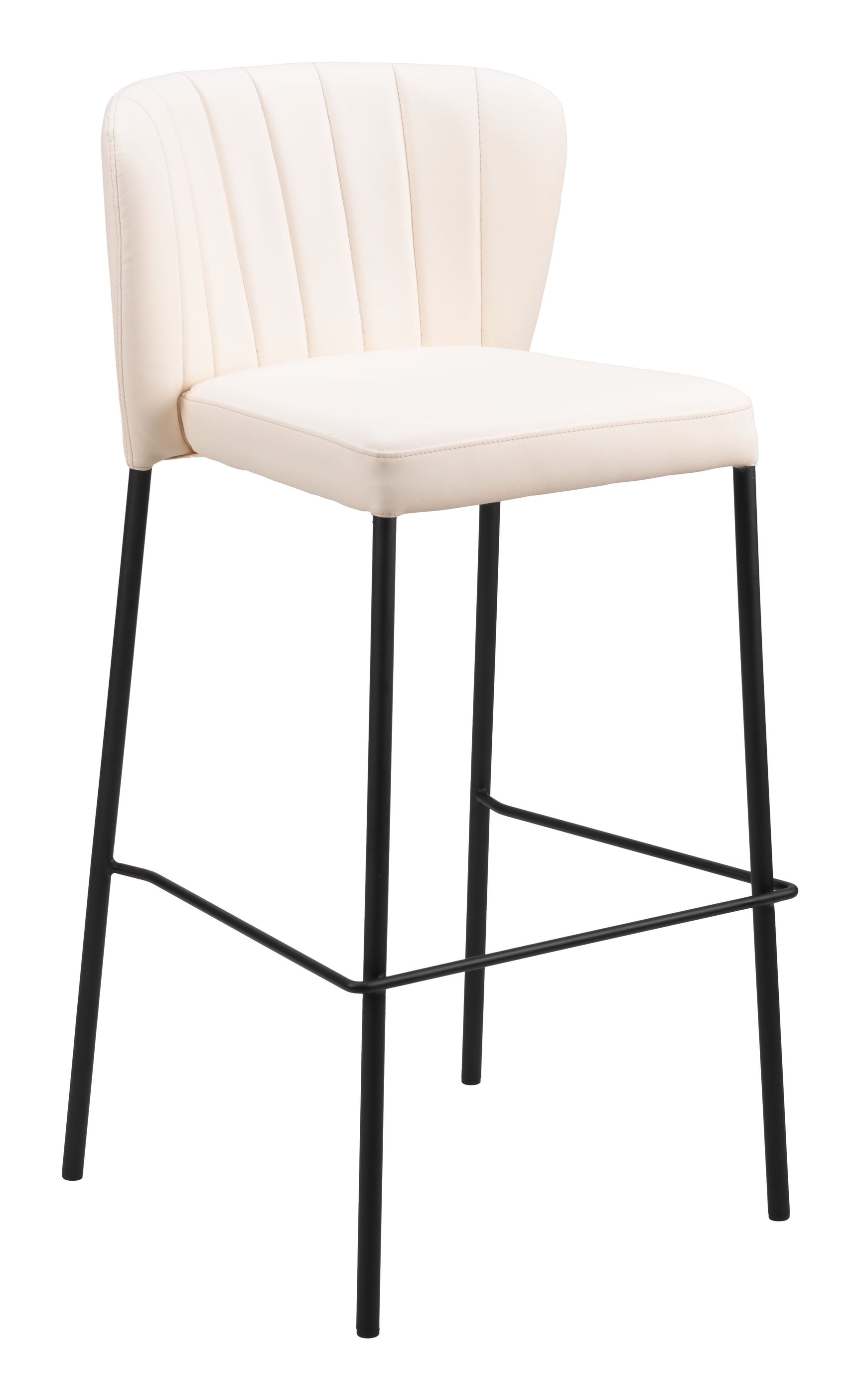 Linz Cream Barstool (Set of 2) - Ornate Home