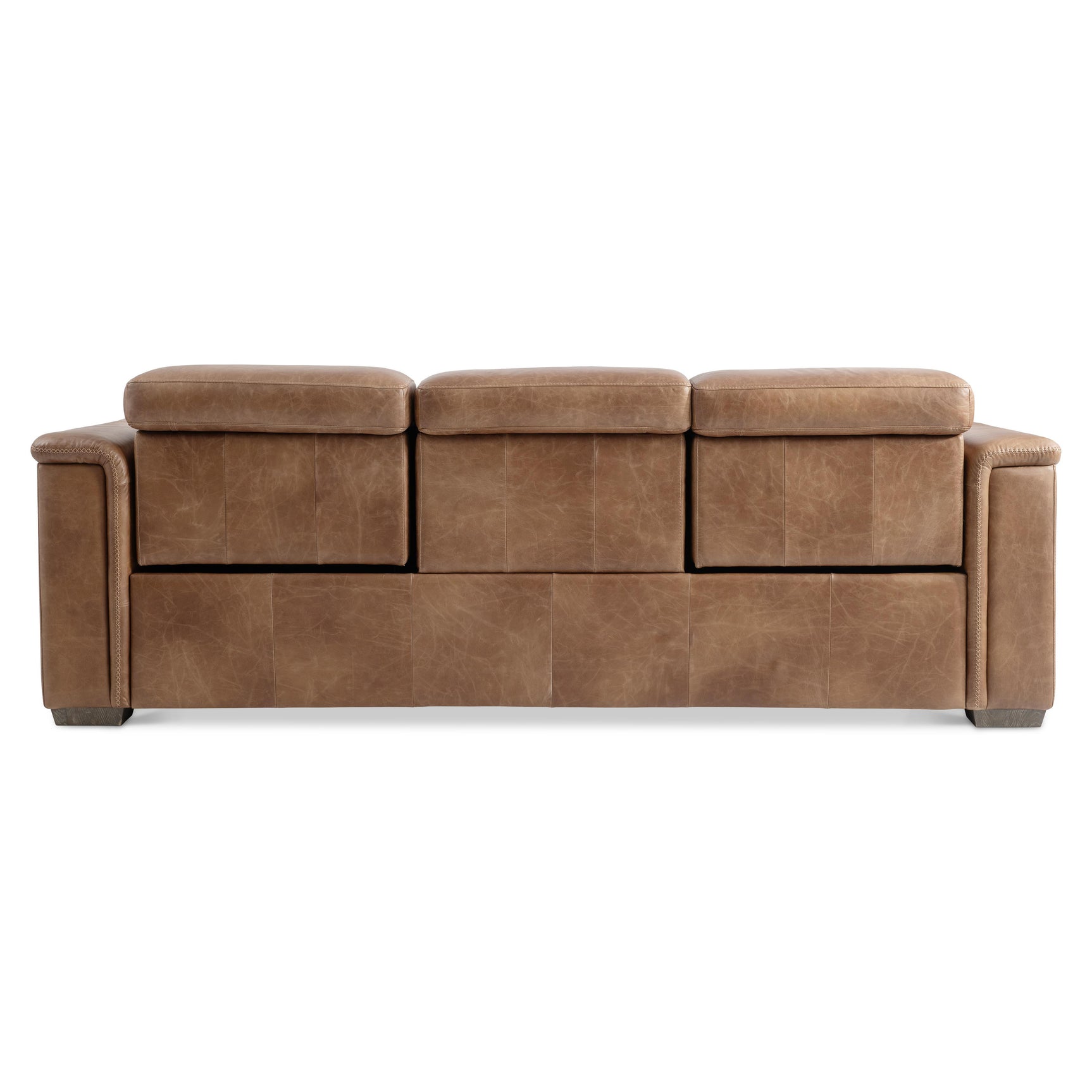 Lioni Brown Leather Power Motion Sofa - Ornate Home
